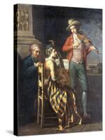 A Neapolitan Musical Party-David Allan-Stretched Canvas