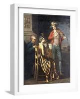 A Neapolitan Musical Party-David Allan-Framed Premium Giclee Print