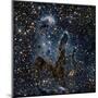 A Near-Infrared View of the Pillars of Creation-null-Mounted Art Print
