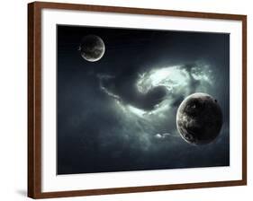 A Nearby Nebula Forming Deadly Vortex-Stocktrek Images-Framed Photographic Print