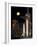 A Nearly Full Moon Sets As Space Shuttle Discovery Sits Atop the Launch Pad-Stocktrek Images-Framed Photographic Print