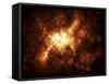 A Nebula Surrounded by Stars-Stocktrek Images-Framed Stretched Canvas