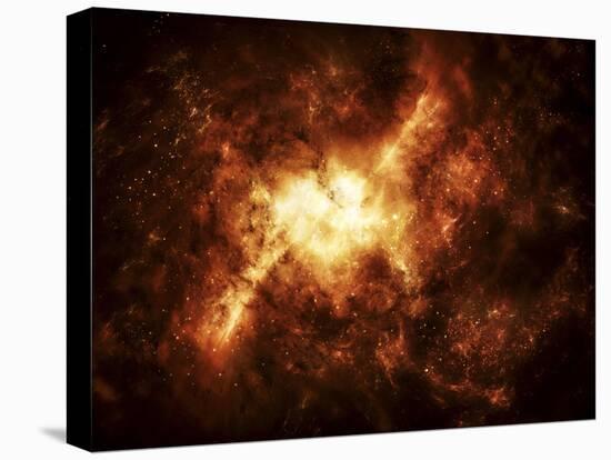 A Nebula Surrounded by Stars-Stocktrek Images-Stretched Canvas