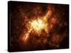 A Nebula Surrounded by Stars-Stocktrek Images-Stretched Canvas