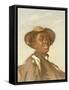 A Negro, Head and Shoulders-Frank Buchser-Framed Stretched Canvas