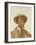 A Negro, Head and Shoulders-Frank Buchser-Framed Giclee Print