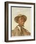 A Negro, Head and Shoulders-Frank Buchser-Framed Premium Giclee Print