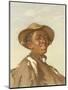 A Negro, Head and Shoulders-Frank Buchser-Mounted Premium Giclee Print