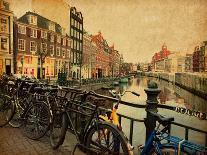 Narrow Canal in Venice at Night, Italy.  Ponte Dei Ferai-A_nella-Photographic Print