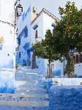 An Alleyway in the Medina, Chefchaouen, Morocco-A_nella-Photographic Print