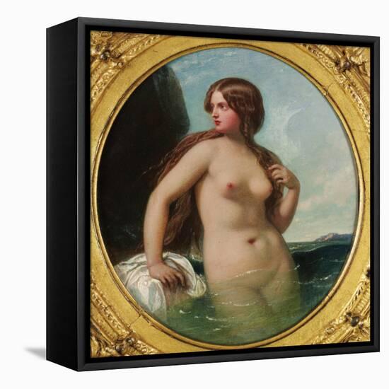 A Nereid, 1856 (Oil on Panel)-William Edward Frost-Framed Stretched Canvas