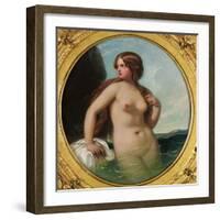 A Nereid, 1856 (Oil on Panel)-William Edward Frost-Framed Giclee Print