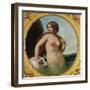 A Nereid, 1856 (Oil on Panel)-William Edward Frost-Framed Giclee Print