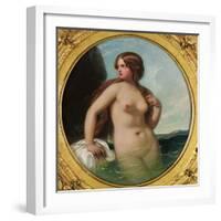 A Nereid, 1856 (Oil on Panel)-William Edward Frost-Framed Giclee Print