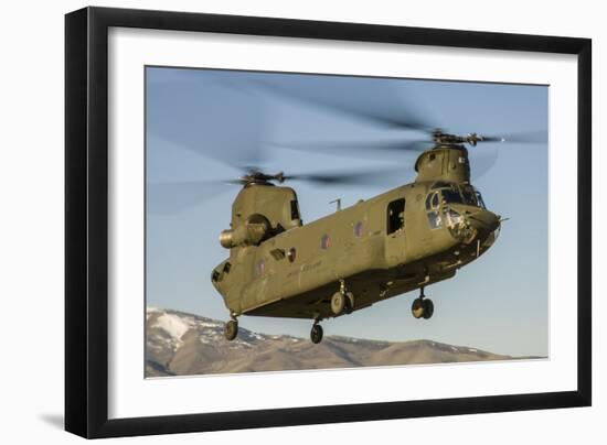 A Nevada National Guard Ch-47 Chinook Helicopter-null-Framed Photographic Print