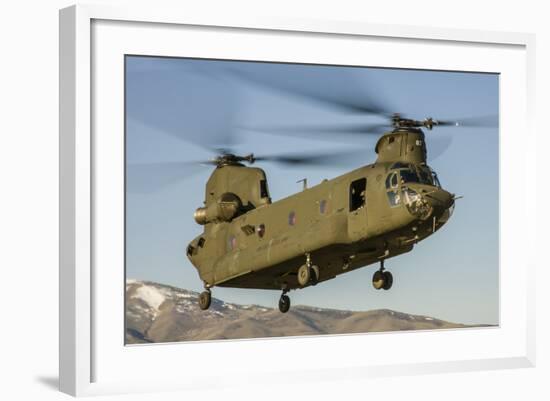 A Nevada National Guard Ch-47 Chinook Helicopter-null-Framed Photographic Print