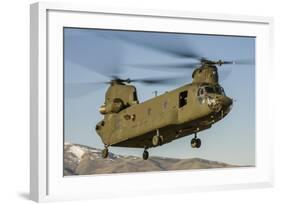 A Nevada National Guard Ch-47 Chinook Helicopter-null-Framed Photographic Print