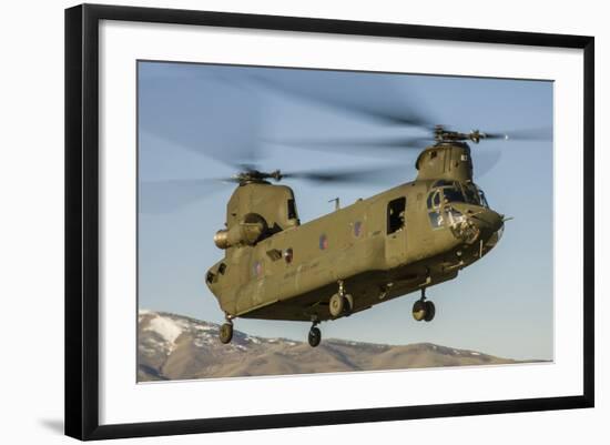 A Nevada National Guard Ch-47 Chinook Helicopter-null-Framed Photographic Print