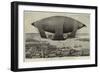 A New American Navigable War-Balloon-null-Framed Giclee Print