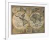 A New and Accurat Map of the World, 1651-John Speed-Framed Giclee Print