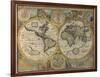 A New and Accurat Map of the World, 1651-John Speed-Framed Giclee Print