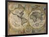 A New and Accurat Map of the World, 1651-John Speed-Framed Giclee Print