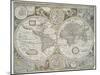 A new and accurate map of the world, 1676-John Speed-Mounted Giclee Print
