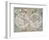 A new and accurate map of the world, 1676-John Speed-Framed Giclee Print