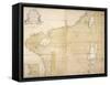 A New and Correct Chart of the Coast of China, 1740-null-Framed Stretched Canvas