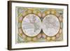 A New and Correct Map of the World, 1770-97-Robert Wilkinson-Framed Giclee Print