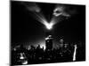A New Beacon Lights Atop the Empire State Building-null-Mounted Photographic Print