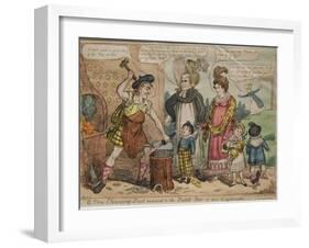 A New Chancery Suit Removed to the Scotch Bar or More Legitimates, 1819-Isaac Robert Cruikshank-Framed Giclee Print