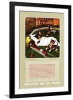 A New Day-A New Train-Charles Bracker-Framed Giclee Print