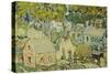 A New England Village-Maurice Brazil Prendergast-Stretched Canvas