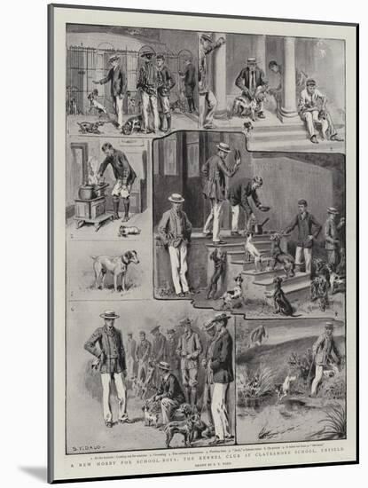 A New Hobby for School-Boys, the Kennel Club at Clayesmore School, Enfield-S.t. Dadd-Mounted Giclee Print