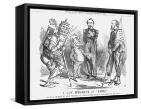 A New Judgement of Paris, 1862-John Tenniel-Framed Stretched Canvas