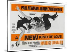 A New Kind of Love, UK Movie Poster, 1963-null-Mounted Print