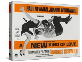 A New Kind of Love, UK Movie Poster, 1963-null-Stretched Canvas