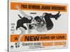 A New Kind of Love, UK Movie Poster, 1963-null-Stretched Canvas