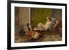 A New Light in the Hareem, 1884 (Oil on Canvas)-Frederick Goodall-Framed Giclee Print