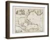 A New Map of the English Plantations in America, 1673 (Coloured Engraving)-Robert Morden-Framed Giclee Print