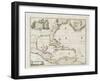 A New Map of the English Plantations in America, 1673 (Coloured Engraving)-Robert Morden-Framed Giclee Print