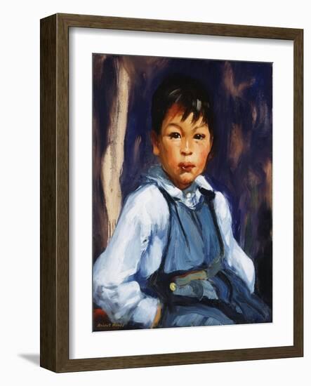 A New Mexico Boy-Robert Cozad Henri-Framed Giclee Print