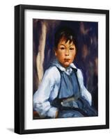 A New Mexico Boy-Robert Cozad Henri-Framed Giclee Print