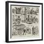 A New Mode of Travelling, What May Happen If the Vienna Tailor's Plan Is Generally Adopted-null-Framed Giclee Print