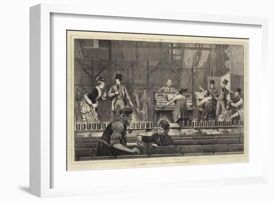 A New Opera, Undress Rehearsal-Joseph Nash-Framed Giclee Print