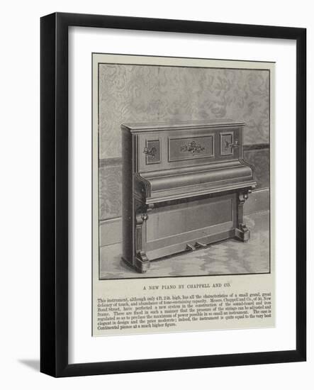 A New Piano by Chappell and Company-null-Framed Giclee Print