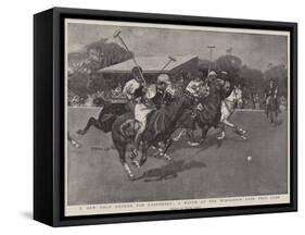 A New Polo Ground for Londoners, a Match at the Wimbledon Park Polo Club-Frank Craig-Framed Stretched Canvas