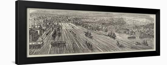 A New Railway River Bridge-null-Framed Giclee Print