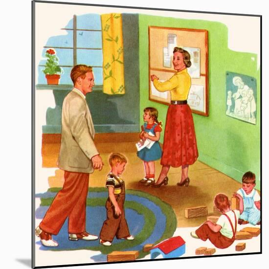 A New School-Imogene M. McPherson -Mounted Art Print